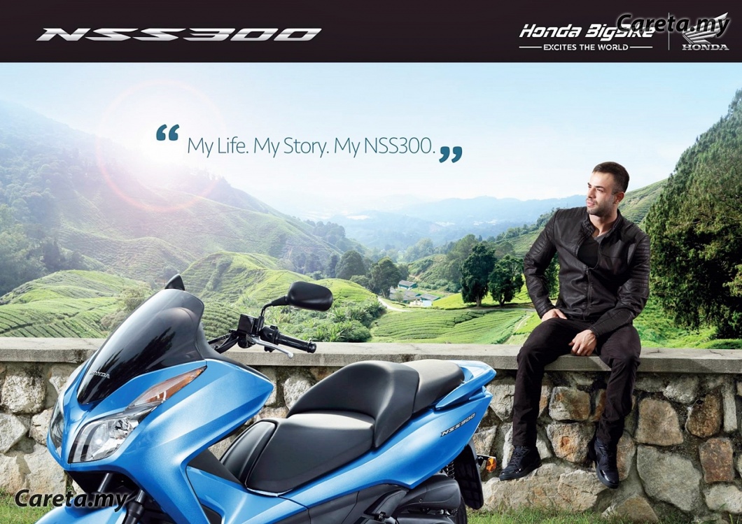 Skuter Honda NSS300 kini di pasaran - Harga dari RM30.7K 