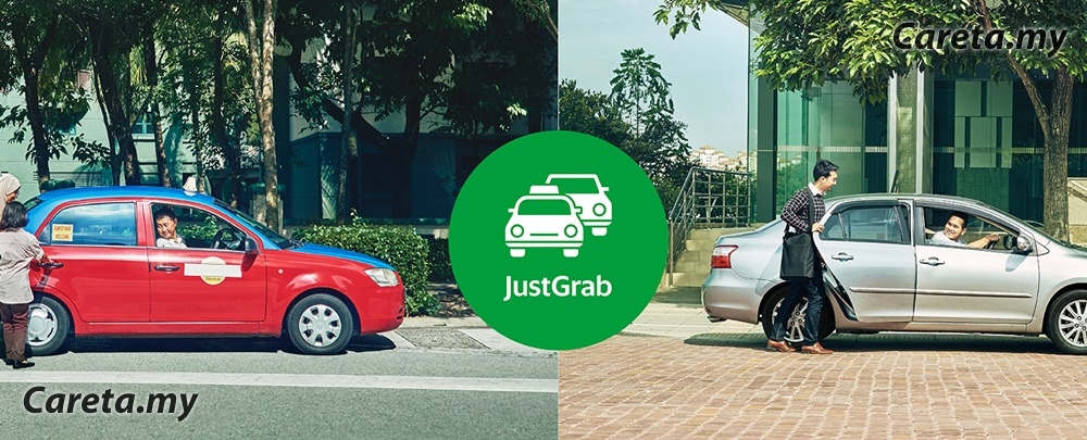 JustGrab tawar khidmat teksi dan kereta sewa persendirian sekaligus!