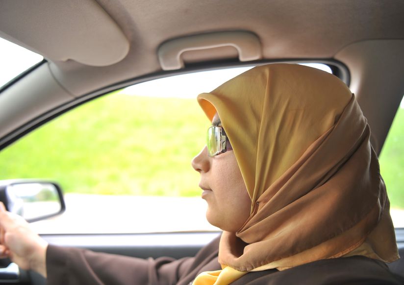 muslim lady driver