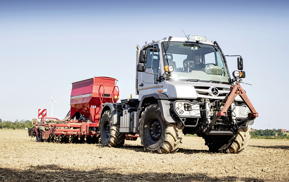 Mercedes-Benz Unimog in agricultural use