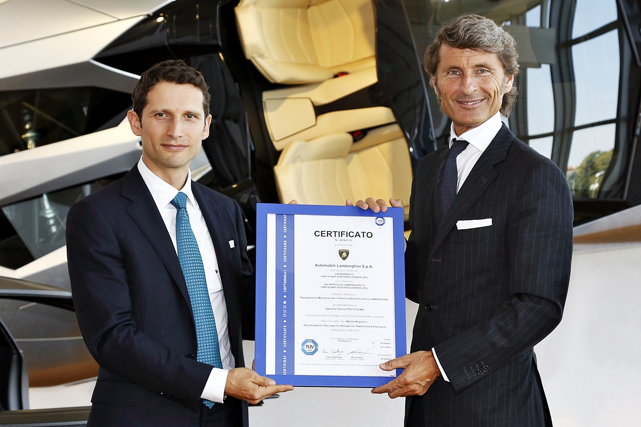 TUV certification (2014)