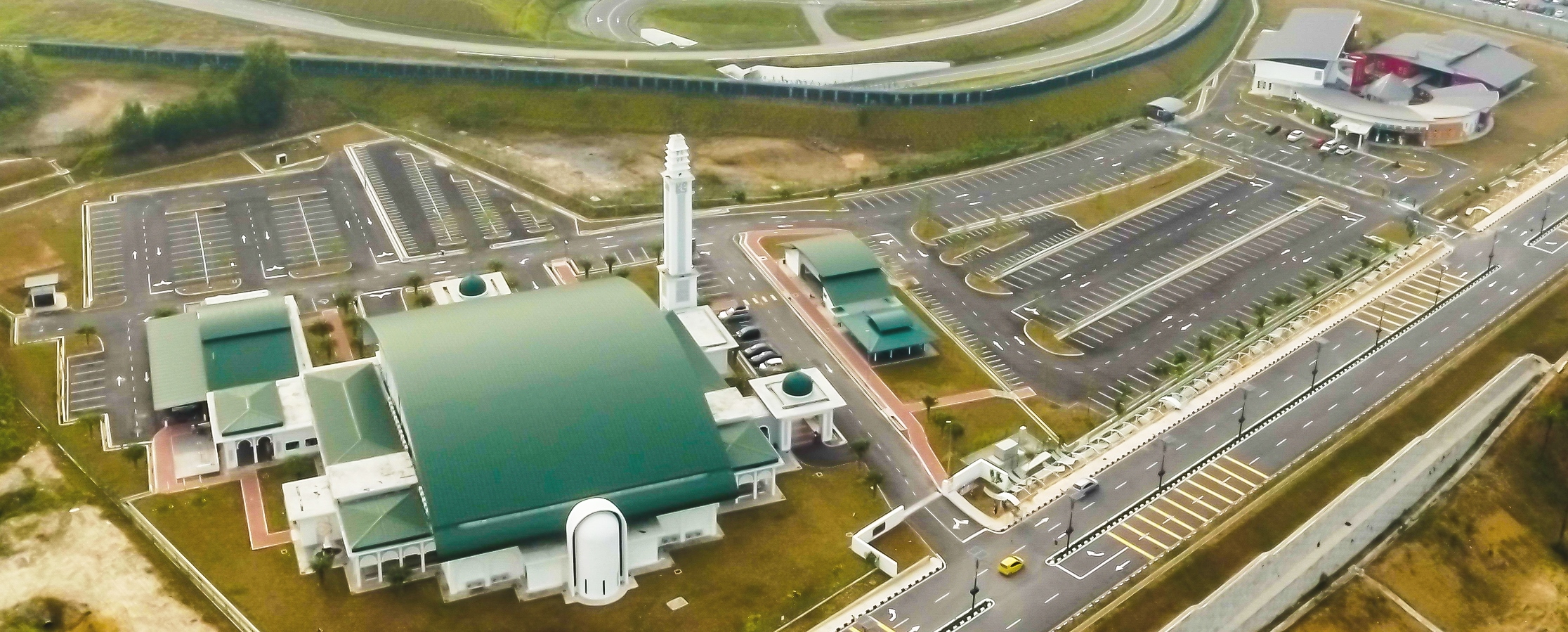 Masjid Perodua aerial view