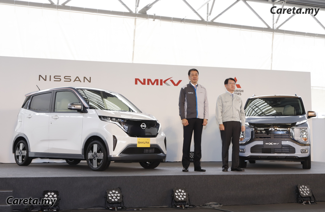 Nissan, Mitsubishi Motors, and NMKV Hold Line-Off Ceremony for New Kei EV