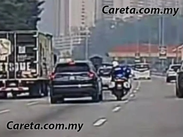 Honda CR-V Driver Arrested After Tailgating DPM Convoy